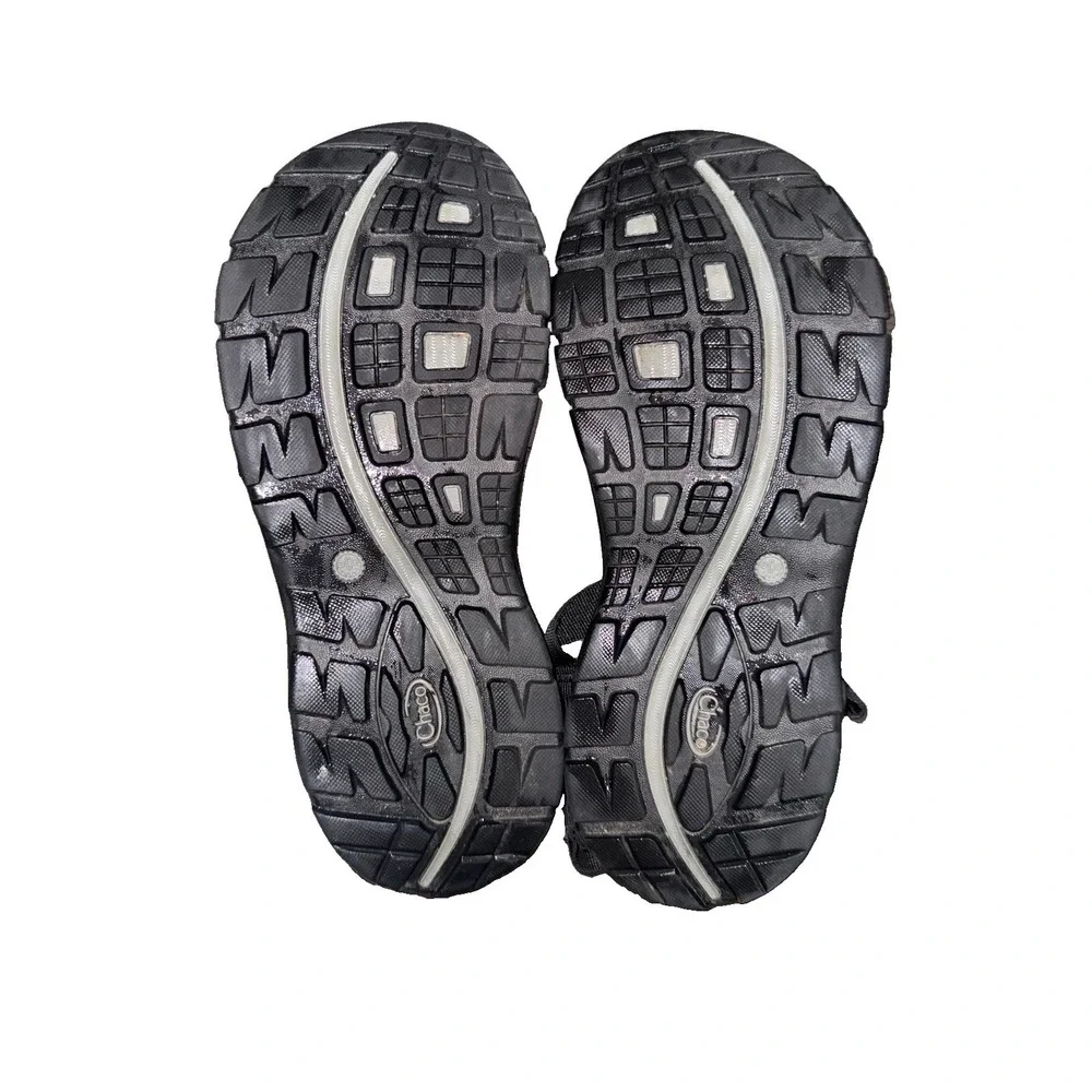Chaco Z/Volv 2 Men's Sport Hiking Sandals Size M 12 Black Ecotread Soles NWOB